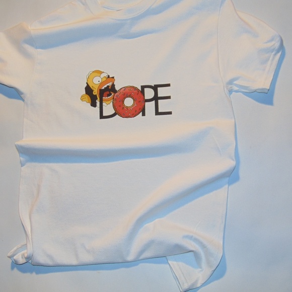 🆕Simpson’s dope white T - Picture 3 of 4